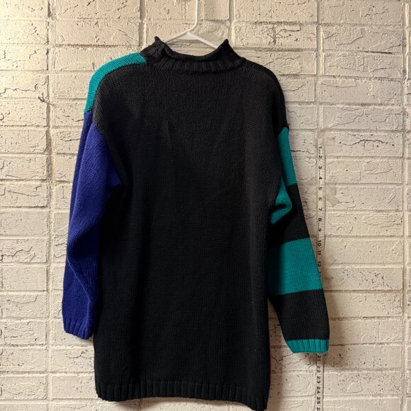 Vintage PASTA by Joyce Abstract Knit Sweater | Size M | Ramie Cotton Blend - Picture 6 of 10